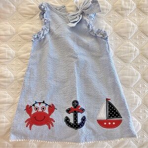 NWT Good Lad Seersucker Dress - Size 4T